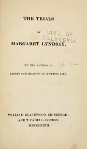 Cover of: The trials of Margaret Lyndsay