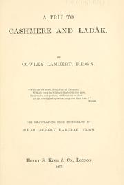 Cover of: trip to Cashmere and Ladâk.