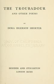 Cover of: The troubadour and other poems by Dora Sigerson Shorter