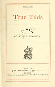 Cover of: True Tilda