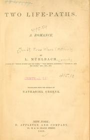Cover of: Two life-paths: a romance