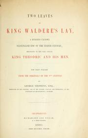 Two leaves of King Waldere's lay