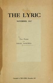 Cover of: Two poems.