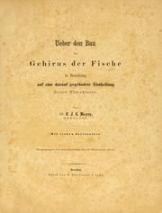 Cover of: Ueber den Bau des Gehirns der Fische ...