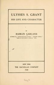 Cover of: Ulysses S. Grant by Hamlin Garland