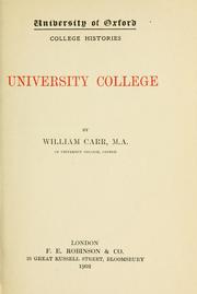 University College by Carr, William