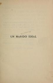 Cover of: marido ideal: comedia en cuatro actos