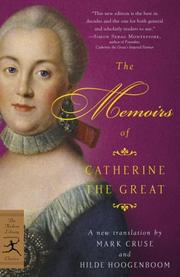 Cover of: The memoirs of Catherine the Great by Catherine II, Empress of Russia