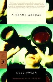 Cover of: A tramp abroad by Mark Twain, Mark Twain