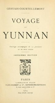 Cover of: Voyage au Yunnan