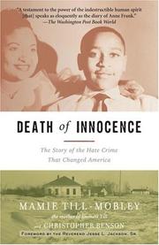 Cover of: Death of Innocence: The Story of the Hate Crime That Changed America