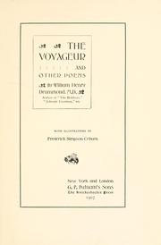 The voyageur and other poems by Drummond, William Henry