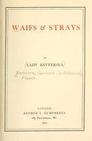 Cover of: Waifs and strays