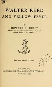 Cover of: Walter Reed and yellow fever.