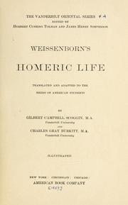 Cover of: Weissenborn's Homeric life