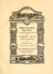 When the devil was well