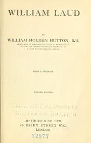 Cover of: William Laud