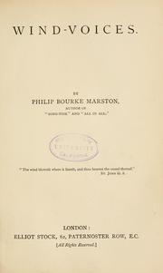 Cover of: Wind-voices by Philip Bourke Marston