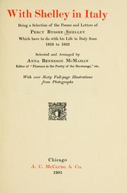 Cover of: With Shelley in Italy by Percy Bysshe Shelley