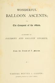 Cover of: Wonderful ballon ascents by Fulgence Marion