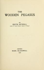 Cover of: The wooden Pegasus