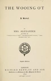 Cover of: The wooing o't