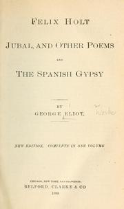 Cover of: [Works] by George Eliot
