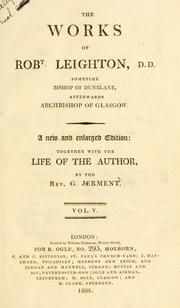 Cover of: Works by Leighton, Robert, Leighton, Robert