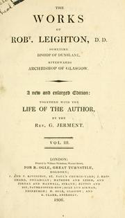 Cover of: Works by Leighton, Robert, Leighton, Robert