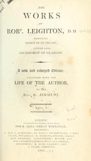 Cover of: Works by Leighton, Robert, Leighton, Robert