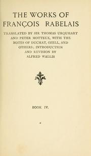 Cover of: The works of François Rabelais