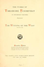 Cover of: The works of Theodore Roosevelt... by Theodore Roosevelt