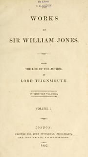 Cover of: Works by Jones, William Sir