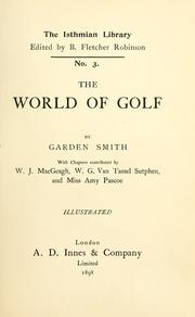 Cover of: The world of golf