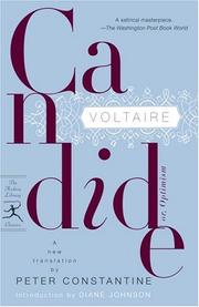 Cover of: Candide by Voltaire