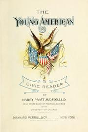 Cover of: The young American by Harry Pratt Judson