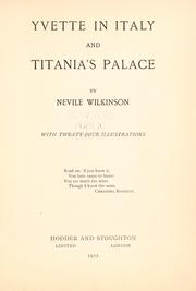 Cover of: Yvette in Italy and Titania's palace