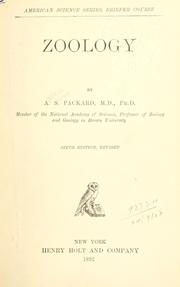 Cover of: Zoology. by Alpheus S. Packard