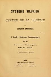 Cover of: Systême silurien du centre de la Bohême. by Joachim Barrande, Joachim Barrande