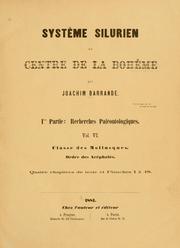 Cover of: Systême silurien du centre de la Bohême. by Joachim Barrande, Joachim Barrande