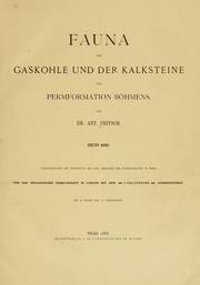 Cover of: Fauna der Gaskohle und der Kalksteine der Permformation Böhmens. by Antonín Frič