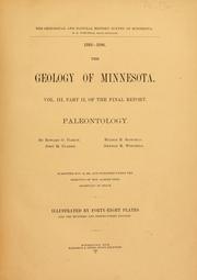 Cover of: The Geology of Minnesota. by by Leo Lesquereux [and others]