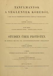 Cover of: Studien über Protisten.: Hungarian and Germ. 1 Theil.