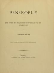 Cover of: Peneroplis. by Friedrich Dreyer
