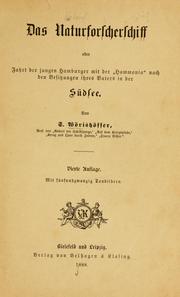 Cover of: Das  Naturforscherschiff: oder Fahrt der jungen Hamburger mit der "Hammonia" nach den Besitzungen ihres Vaters in der Südsee