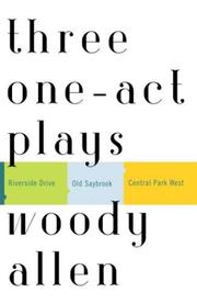 Cover of: Three one-act plays