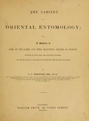 Cover of: The cabinet of oriental entomology
