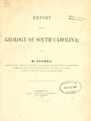 Cover of: Report on the geology of South Carolina