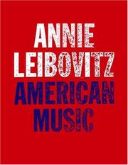 Cover of: American music by Annie Leibovitz