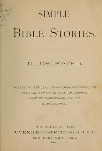 Simple Bible stories by 